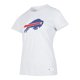 thumbnail image 2 of NFL Playera Aficionado Básica Buffalo Bills Blanco para Mujer, Talla Chica, 2 of 5