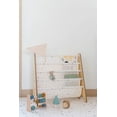 thumbnail image 4 of 3 Sprouts Étagère à Livres pour Enfants en Tissu Recyclé, Rangement Organisateur en Terrazzo Crème pour 3 Ans et Plus, 4 of 6