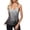 Silver, variant on Women's Ombre Sequin Tank Top, Sparkly Gradient Spaghetti Strap Camisole, Sexy Racerback Party Outfit