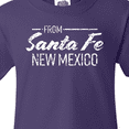 thumbnail image 4 of Inktastic From Santa Fe New Mexico in White Distressed Text Youth T-Shirt, 4 of 5