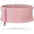 thumbnail image 3 of Running Belt for Women - Knitted Breathable Fitness Waist Pack with Adjustable Size and Reflective Strips in Black, 3 of 5