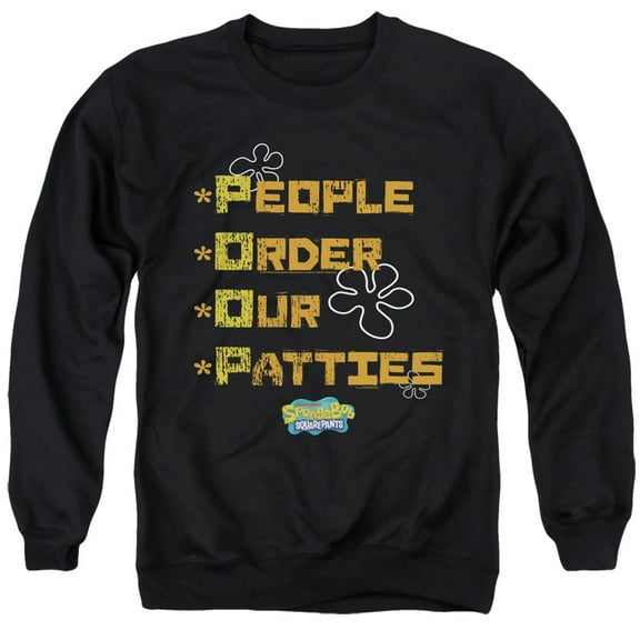 Spongebob People Order Our Patties Unisex Adult Crewneck Sweatshirt