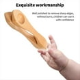 thumbnail image 3 of Instrumento de Percusión Popular Madera Natural Sonido Popular Cucharas de Percusión Tradicionales Gran Regalo para Adultos, 3 of 5