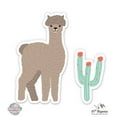 thumbnail image 1 of Cute Alpaca and Cactus Set - 12" Vinyl Stickers Waterproof Decals, 1 of 1