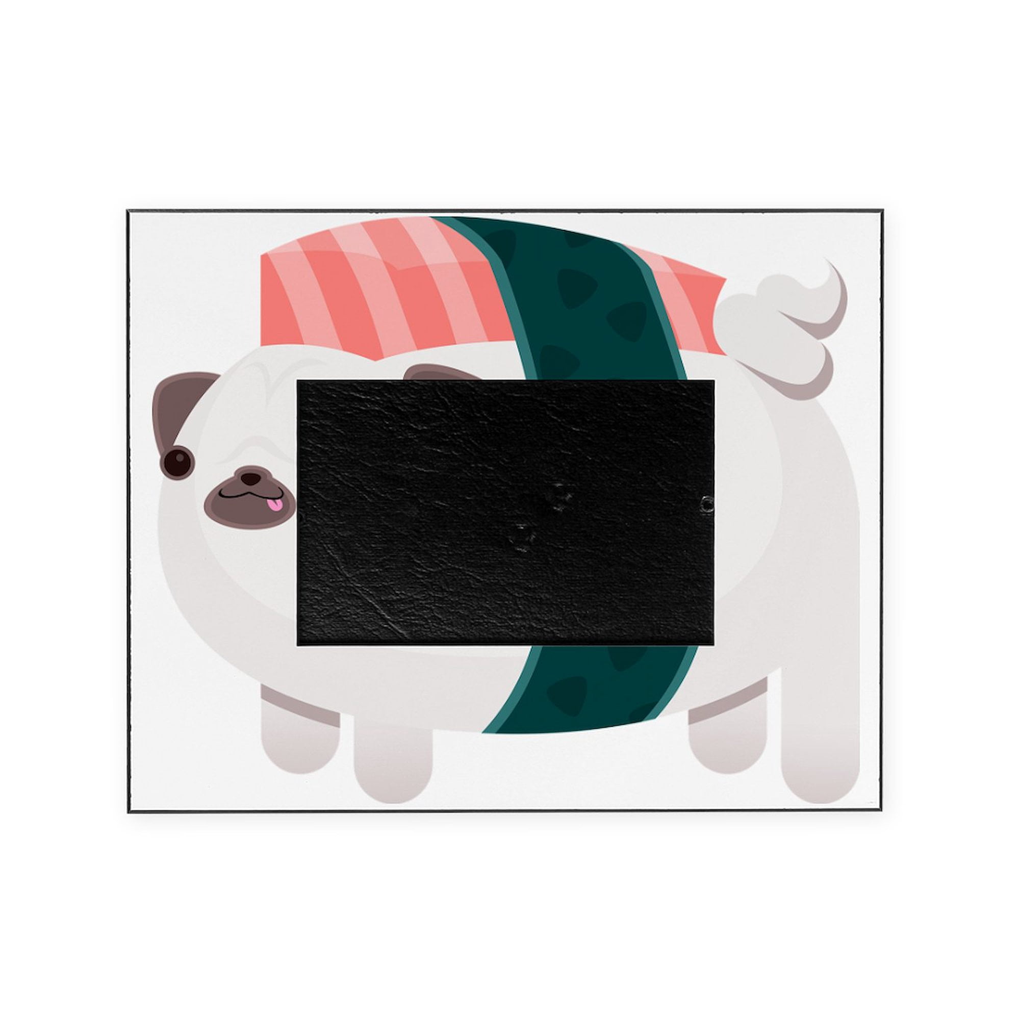CafePress - Nigiri Pug - Decorative 8x10 Picture Frame
