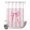 Pink, variant on No Hook Shower Curtain, Pink Bow Shower Curtains for Bathroom with See Through Top Window, Cute Watercolor Girls Cartoon Luxury Waterproof & Washable Bath Curtain Stand Up Stall 36"x72"