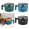 thumbnail image 5 of Ramen Bowl 850ml/29oz Portable Tableware Thai Soup Bowls Salad Udon Soup Bowl Lunch Container for Home Travel Camping Hiking, 5 of 9