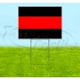 thumbnail image 1 of Thin Red Line (18" x 24") Yard Sign, Includes Metal Step Stake, 1 of 6