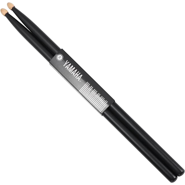 Baquetas negras 5A StickBlack 1Par 2Pzas Baquetas 5A 41cm Diámetro: 1.43cm Maple Negro.