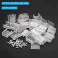 thumbnail image 3 of Unique Bargains LED Strip Light Clips Mounting Bracket Fixing Clips Plastic for 19mm-20.4mm Neon Light Cable Clear 40 Pack, 3 of 6