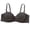 Dark Gray, variant on Lifting Underwire Bra for Women Thin Anti-Sagging Push Up C Cup Solid Colors Natural Shape