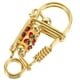 thumbnail image 1 of Basco de llavero de llavero Broche de metal de metal para llavero con llavero de metal de llavero, 1 of 5