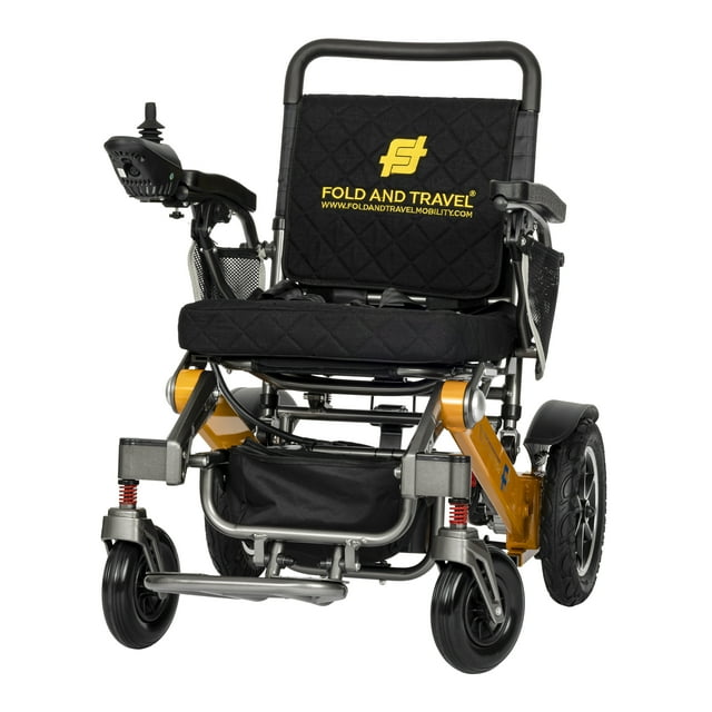 Fauteuil Roulant Électrique Pliant Léger de Qualité Supérieure pour Voyage et Pliage Fauteuil Roulant Électrique