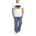 thumbnail image 5 of CafePress - Ukrainian Flag With Fist Pajamas - Men's Light Loose Fit Cotton Pajama Set, 5 of 7