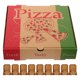thumbnail image 1 of 10 cajas de pizza duraderas, cajas de embalaje de papel engrosado para una mejor protección, diseño plegable para almacenamiento y transporte, caja de embalaje de papel para pizza, 1 of 6