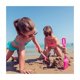 thumbnail image 5 of Pala de playa portátil para niños de 1 pieza Fácil de usar - Pala azul esquí esquí Gafas de esquí, 5 of 5