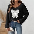 thumbnail image 2 of TINZ Sweater Dress Long Sleeve Oversized Tunic With Exquisite Embroidery And Panel Design Warm Winter Knit Vest Dress Long Pullover Sweater Belted Long Dress, 2 of 6