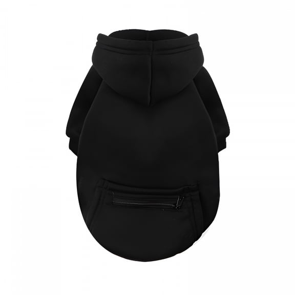 GASTROPOD 2026 New Dog Hoodie Comfortable Fit Back Pocket Warm Outdoor Dog Sweatshirt with Drawstring for Large Dogs for Walking,Hiking,Travel,Outdoor Black Xl