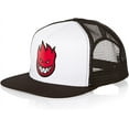 thumbnail image 2 of Spitfire Big Head Fill Logo Trucker Hat Black White Red Snapback, 2 of 5