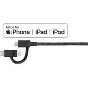 Native Union Belt Cable Universal - 6.5ft USB-C Charging Cable 3-in-1 Adaptor (Cosmos)