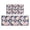 Pioneer Flower Floral-1, variant on Pioneer Flower Floral Print Pattern Kitchen Rugs Sets Of 2, Anti Fatigue Non Slip Washable Floor Mats for Kitchen Sink Laundry, 17X30 Inch 17X47 Inch