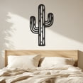 thumbnail image 4 of Violaura Cactus Metal Wall Art - Easy to Install Hanging Perfect for Home, Living Room Decor (12.0" x 7.2"), 4 of 9