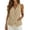 Beige, variant on Womens Tailored Vest Solid Sleeveless V Neck Button Closure With Pockets Pointed Front Hem Office Casual Waistcoat Top