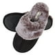 thumbnail image 4 of Zapatillas Jessica Simpson, cómodas, de piel sintética, espuma viscoelástica, negras, 4 of 6