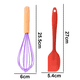 thumbnail image 2 of Juego de mini utensilios de cocina de 2 piezas: utensilios de cocina de silicona con mangos de madera, 2 of 5