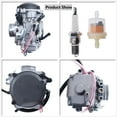 thumbnail image 2 of LABLT Carburetor Carb & Fuel Filter & Spark Plug Replacement for Yamaha XT225 1992-2000, 2 of 6