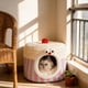 thumbnail image 5 of Casa para gatos suave con almohada acolchada extraíble y lavable, tienda de campaña para gatos, cueva nido para gatitos, perros, mascotas, suministros L, 5 of 8