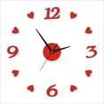 thumbnail image 1 of Teissuly 3D DIY Wall Clock Decor Sticker Mirror Frameless Large DIY Wall Clock Kit for Home Living Room Bedroom Office Decoration Teissuly WER202312132179, 1 of 1