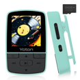thumbnail image 1 of MP3 Player YOTON YM03 Bluetooth 5.2 64GB w/ Sports Clip Green, 1 of 7