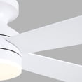 thumbnail image 7 of PHORUS 46" Modern Flush Mount Ceiling Fan with Light,Low-Profile Design, 5 Reversible Blades, Quiet Motor with 6 Speeds, 3-Tone LED Lighting, Indoor & Covered Outdoor,White, 7 of 7