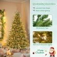 thumbnail image 6 of Costway 6 FT Pre-Lit Christmas Tree Hinged with 500 Incandescent Lights & 912 Branch Tips, 6 of 10