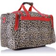 thumbnail image 4 of World Traveler Leopard 16-inch Carry-On Duffel Bag - Red Trim Leopard, 4 of 4