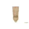 thumbnail image 4 of BingLTD - 10" Tall Corbel Traditional Solid Rubberwood - 1 PC (C1054-RW-UNF), 4 of 5