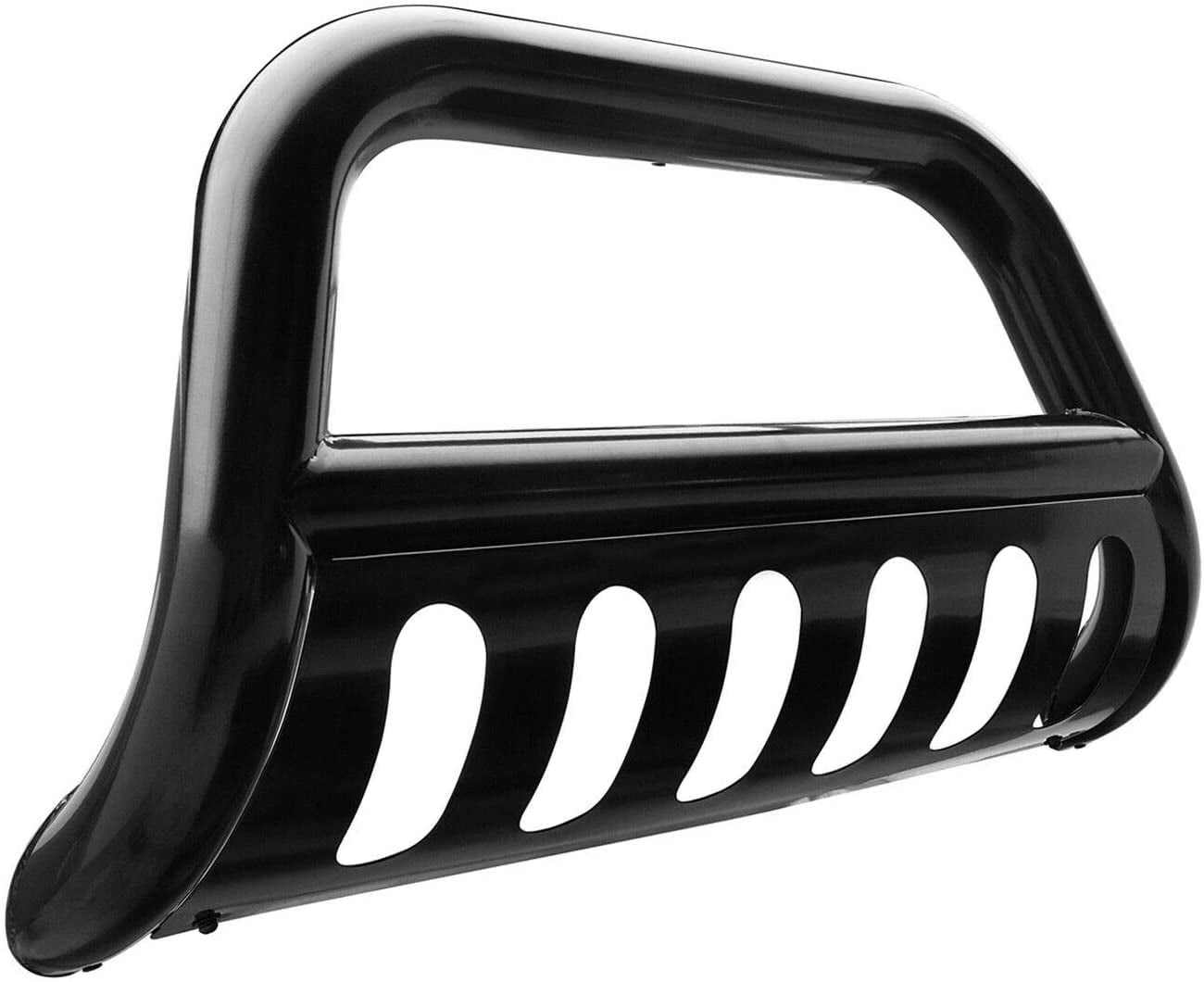 TAC Bull Bar Compatible with 2010-2018 Jeep Wrangler JK SUV 3” Black Front Bumper Grille Guard Brush Guard Off Road Accessories 