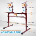 thumbnail image 2 of Pyle Heavy-Duty Keyboard Stand - Height Adjustable Music Stand with 2nd Tier, 2 of 6