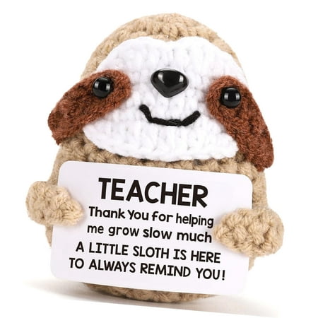 Fuliko Thank You Thank You for Helping Me Grow, Sloth Christmas Stocking Stuffers Xmas for Teachers Day, End of Year, Last Day of