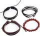 thumbnail image 2 of Juego de 4 pulseras trenzadas de Cuerda de cera Nikou para hombres y mujeres, 2 of 12