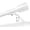 White, variant on 5/8” Diameter Curtain Rods 30-60 Inch, for 30-54 Inch Windows, Adjustable Splicing Black Curtain Rods for Windows with Brackets, Window Rod Long Small Curtains Rod