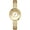 Gold White, variant on Dainty Women's Quartz Watch Easy Reader Vintage Bracelet Watch with Stainless Steel Expansion Band Stylish Gold & Silver Ladies Wristwatch - Comfortable Fit The Wrists of 5.9in - 6.5in