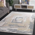 thumbnail image 2 of SAFAVIEH Ebony Jobeth Abstract Area Rug, Grey/Ivory, 6' x 9', 2 of 11