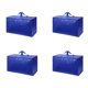 thumbnail image 2 of Bolsas grandes de almacenamiento para mudanzas - Pack 4 plegables y organizador portátil para ropa, mantas y artículos del hogar, 2 of 6