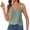 Green, variant on ATOYSOY Womens Lace Banding V Neck Eyelet Camisole Spaghetti Strap Casual Tank Top Light Breathable Tops For Summer Daily Street Wear