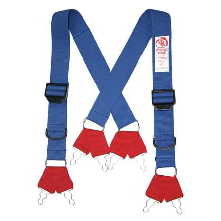 MORNING PRIDE SP-DFQ-L Fire Fighting Pant Suspenders, 48 In.