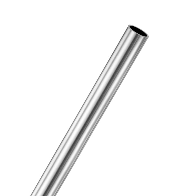 Tubo de acero inoxidable 316 Uxcell 1Paquete, 6mm OD 0.5mm de grosor de pared 300mm L