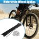 thumbnail image 2 of Ofertas únicas 36 radios de acero para bicicleta de 14 G J Bend, 187 mm, 7,36 pulgadas, con tetinas de latón para bicicleta de montaña MTB Unique Bargains radios y accesorios para bicicletas, 2 of 7