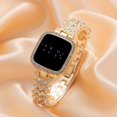 thumbnail image 3 of Fashion Watches For Women, Silver Dial, Scratch Resistant Glass, Precision Quartz Movement, Adjustable Soft Strap, Stylish for Parties, Ideal Birthday Gift for Her, 3 of 3